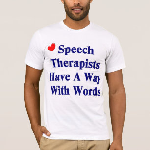 Camiseta del terapeuta de discurso