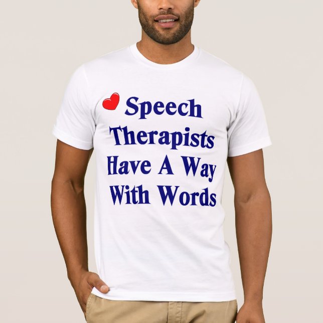Camiseta del terapeuta de discurso (Anverso)