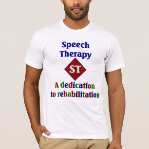 Camiseta del terapeuta de discurso