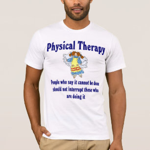 Camiseta del terapeuta físico