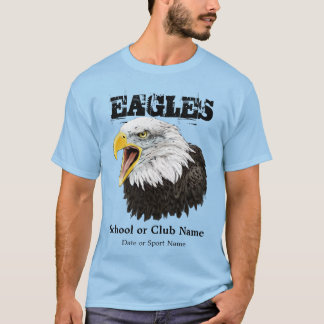 Camiseta del Ti-tinte de los deportes de Eagles