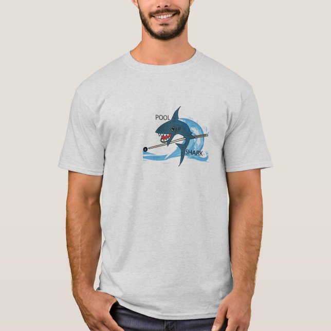 Camiseta del tiburón 2 de la piscina (Anverso)