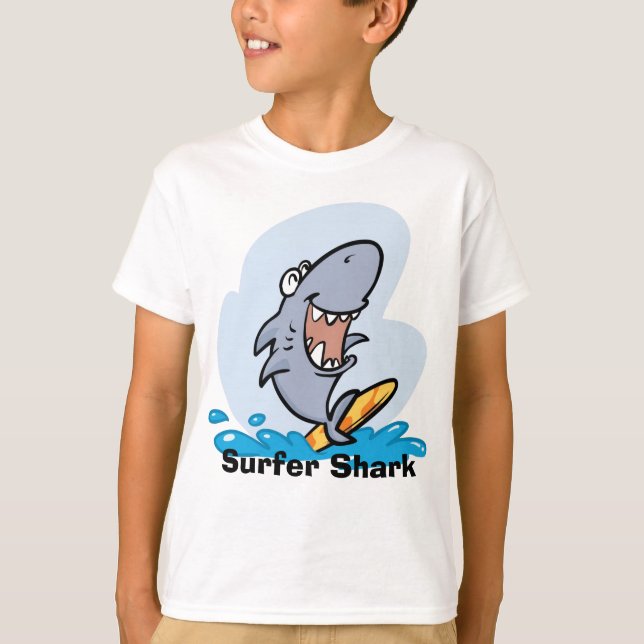 Camiseta del tiburón de la persona que practica (Anverso)