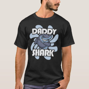 Camiseta del tiburón del papá - día del cumpleaños