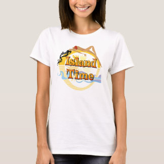 Camiseta del tiempo de la isla