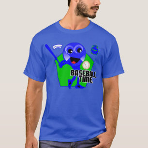 Camiseta del tiempo del béisbol