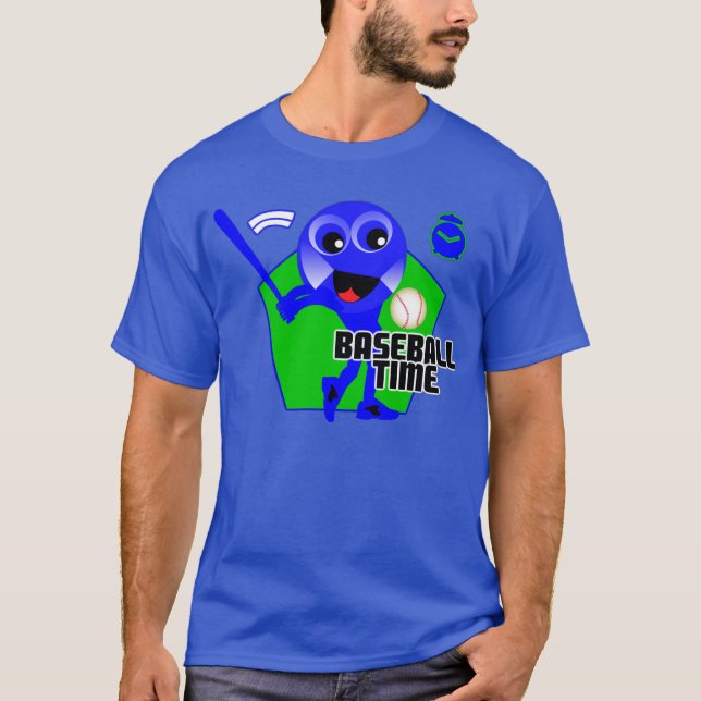 Camiseta del tiempo del béisbol (Anverso)