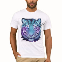 Camiseta del tigre Cyberpunk - Animal del circuito