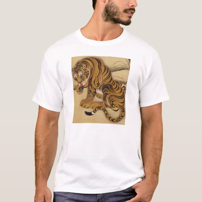 Camiseta del tigre de Ito Jakuchu (Anverso)