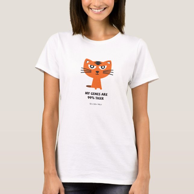 Camiseta del tigre de las mujeres (Anverso)