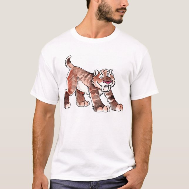 Camiseta del tigre de Sabretooth (Anverso)