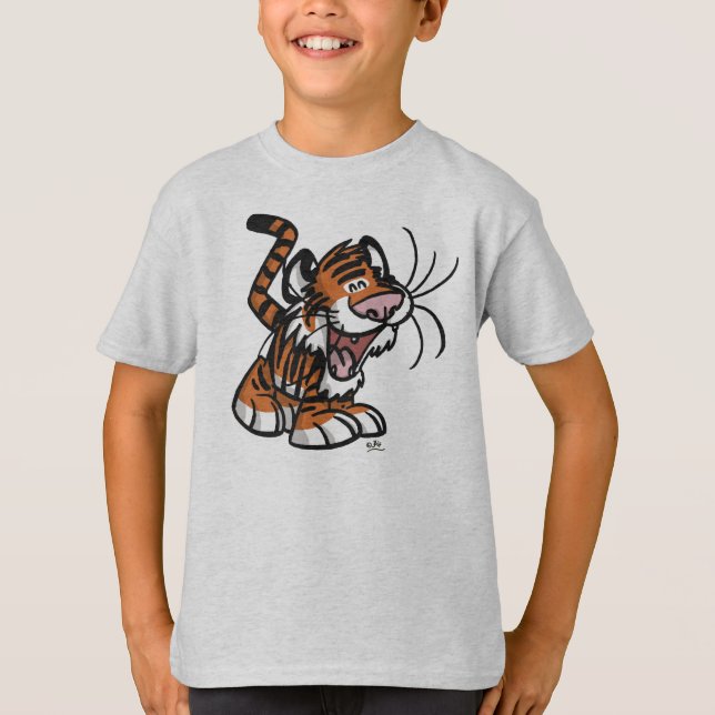 Camiseta del tigre Personalizado de Lil (Anverso)
