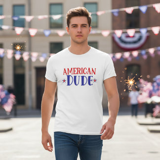 Camiseta del tipo americano 4 de julio