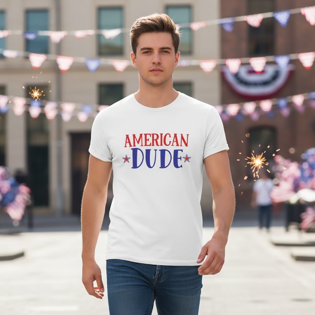Camiseta del tipo americano 4 de julio (Subido por el creador)