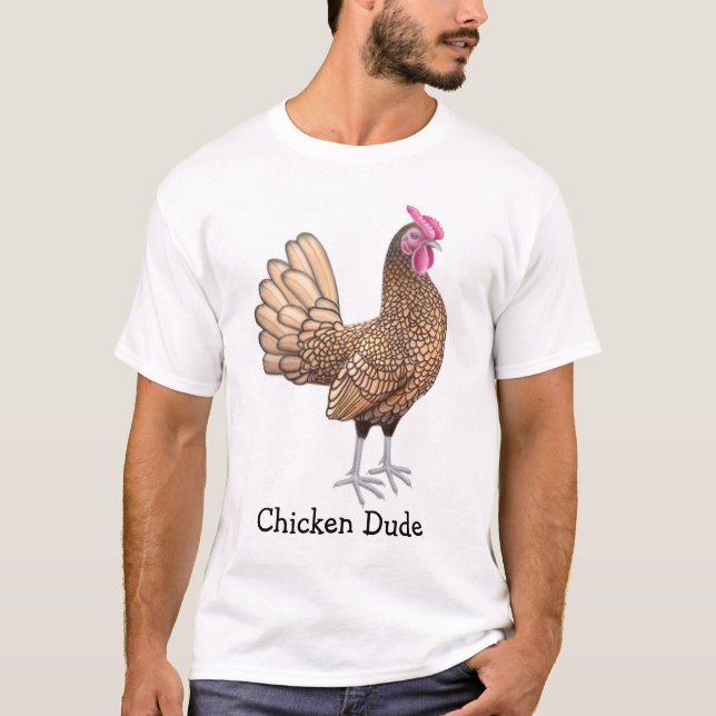 Camiseta del tipo del pollo (Anverso)