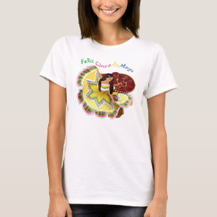Camiseta del tirante de espagueti de Cinco de Mayo