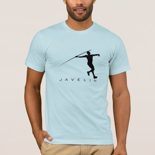 Camiseta del tiro de jabalina del atletismo (Anverso)