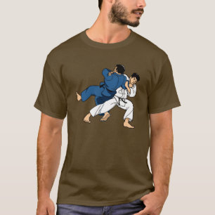 camiseta del tiro de judo