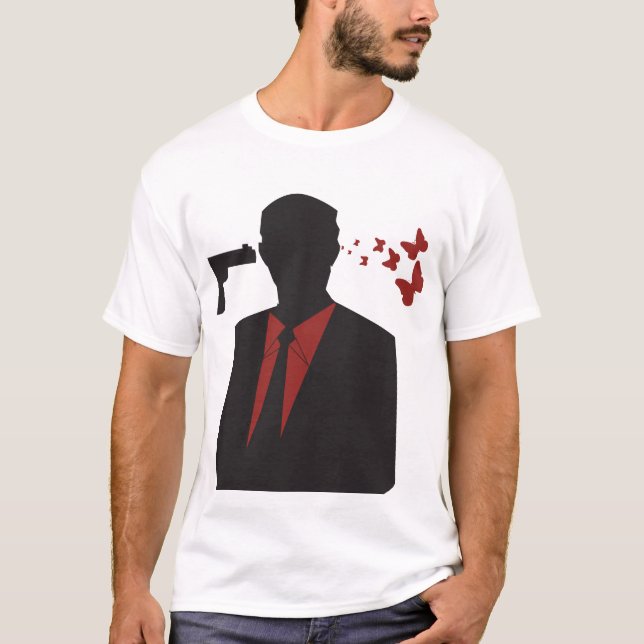 Camiseta del tiro de los hombres (Anverso)