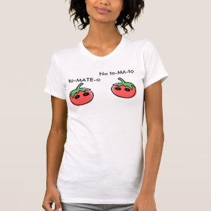 camiseta del tomate