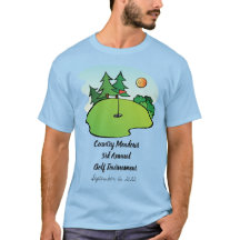 Camiseta del torneo de golf Country Club Charity E
