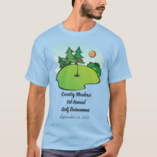 Camiseta del torneo de golf Country Club Charity E