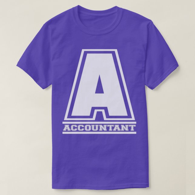 Camiseta del trabajo de profesión contable de números conta (Diseño del anverso)