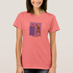 Camiseta del trabajo en equipo del Corgi