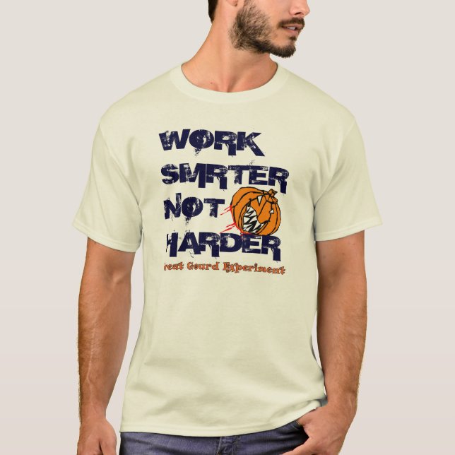 Camiseta del trabajo SMRTER (Anverso)