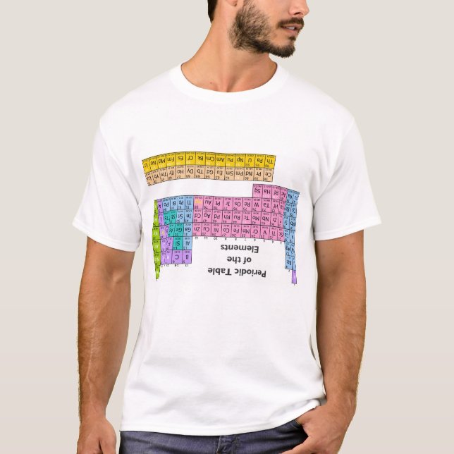 Camiseta del tramposo de la tabla periódica (Anverso)