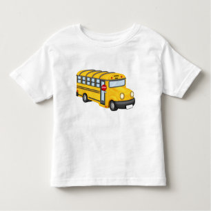 Camiseta del transporte del niño del autobús