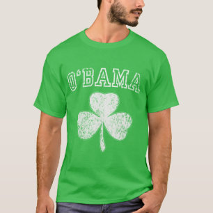Camiseta del trébol de Obama