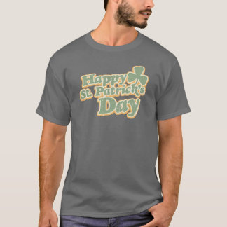 Camiseta del trébol del día de St Patrick feliz