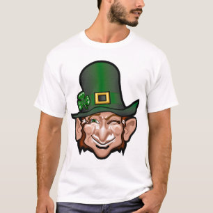 Camiseta del trébol del Leprechaun