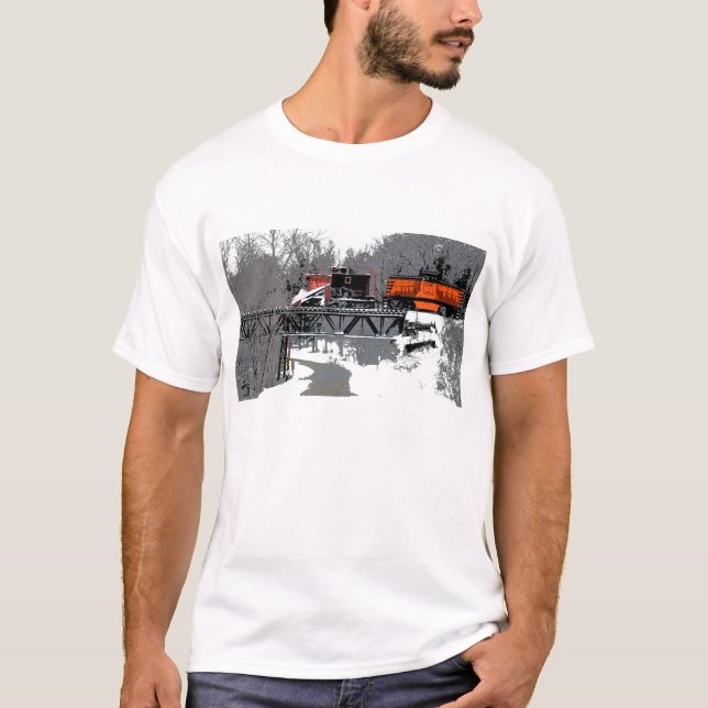 Camiseta del tren de la nieve (Anverso)