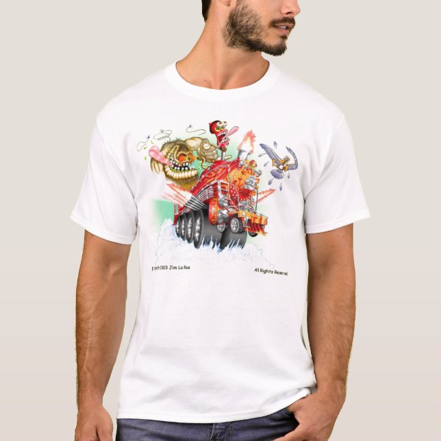 Camiseta del tren del monstruo (Anverso)