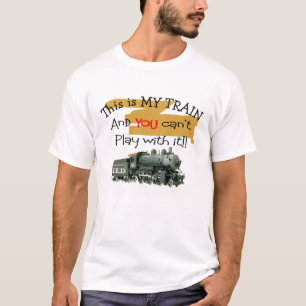 Camiseta del tren, hombres