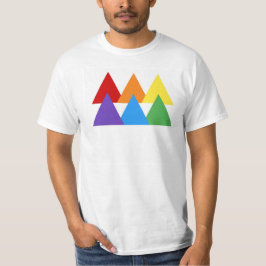 Camiseta del triángulo del orgullo gay