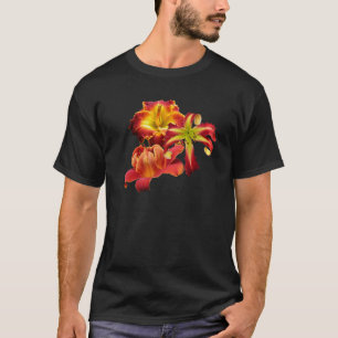 Camiseta del trío del Daylily