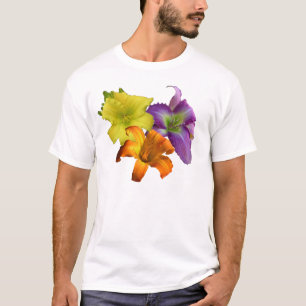 Camiseta del trío del Daylily