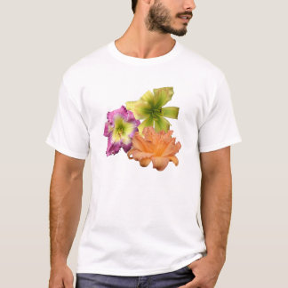 Camiseta del trío del Daylily