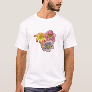 Camiseta del trío del Daylily