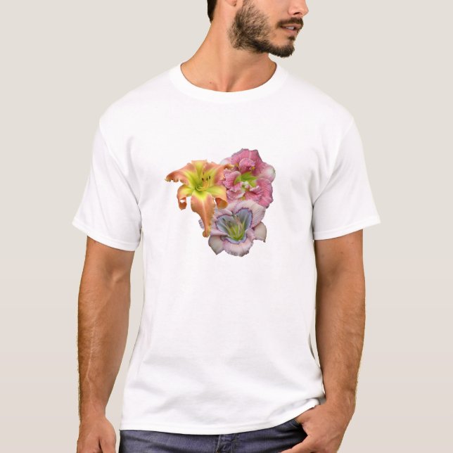Camiseta del trío del Daylily (Anverso)