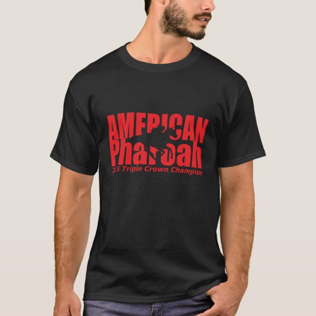 Camiseta del Triple Crown de Pharoah del americano (Anverso)