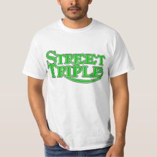 Camiseta del triple de la calle del valor