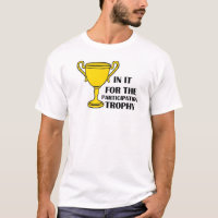 Camiseta del trofeo de la participación