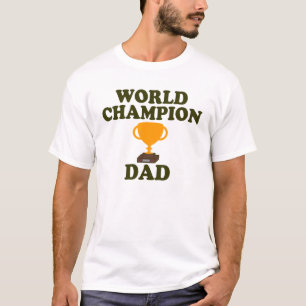 Camiseta del trofeo del papá del campeón del mun