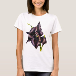 Camiseta del tulipán del loro