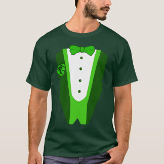 Camiseta del tux del día de St Patrick