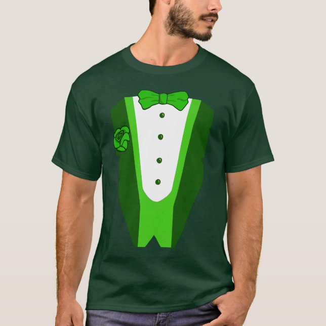 Camiseta del tux del día de St Patrick (Anverso)